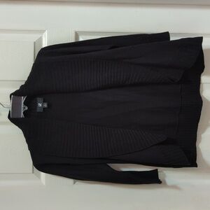 IZ Byer Women's Black Shrug Open Cardigan Size Small